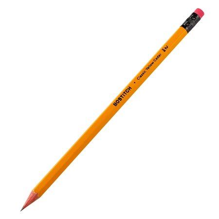 BOSTITCH Premium American Cedar Pencils, PK4 BACP12Y-4PK